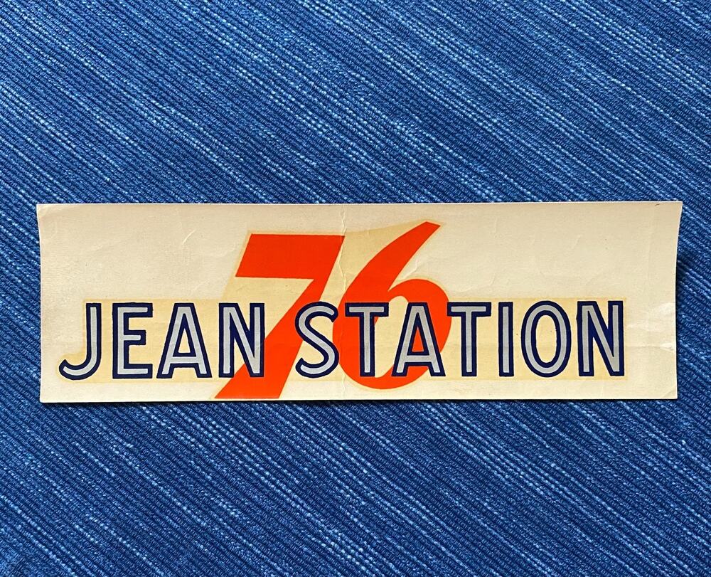 VTG Union 76 Oil Jean Station Nevada Transfer Decal Gas Station Travel Souvenir